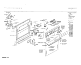 Схема №6 0730301551 GS25RA с изображением Планка для посудомоечной машины Bosch 00112437