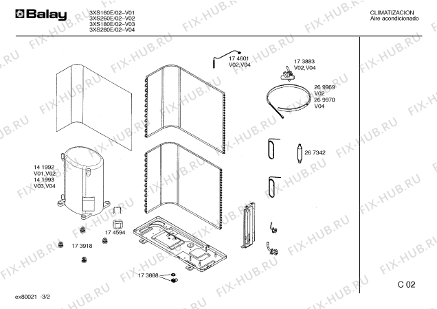 Схема №2 S1RKA24102 с изображением Адаптер для сплит-системы Bosch 00173888