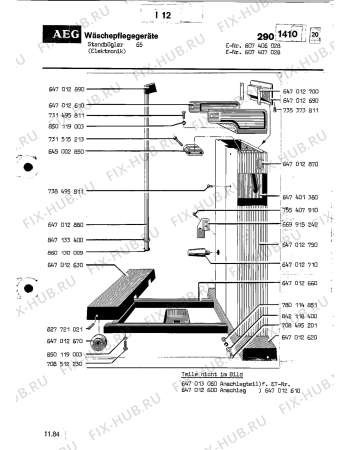 Схема №4 65 ELECTRONIC с изображением Запчасть для электропосудомоечной машины Aeg 8996470138604