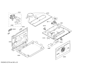 Схема №2 HEN200424 с изображением Панель управления для духового шкафа Bosch 00665385