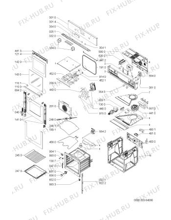 Схема №1 AKP441/IX с изображением Электротаймер для плиты (духовки) Whirlpool 481228218291