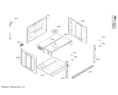 Схема №4 HBC33B550W с изображением Панель управления для электропечи Bosch 00671580