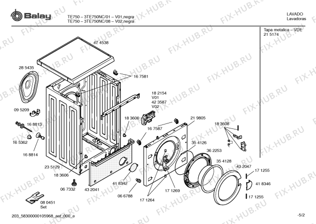 Схема №2 3TE750NC TE750N с изображением Ручка выбора программ для стиралки Bosch 00427085
