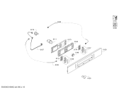 Схема №4 HBC86P753B с изображением Модуль управления, запрограммированный для духового шкафа Bosch 00750394