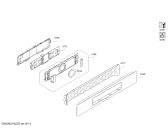 Схема №3 CBG633NS1 с изображением Корпус для духового шкафа Bosch 11002851