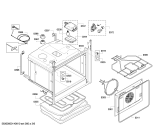 Схема №4 HBA63U350S с изображением Фронтальное стекло для электропечи Bosch 00683471