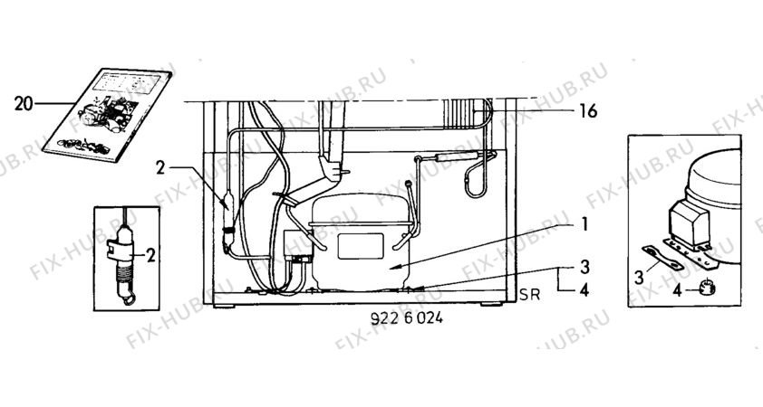 Взрыв-схема холодильника Privileg 019771-5 - Схема узла C10 Cold, users manual