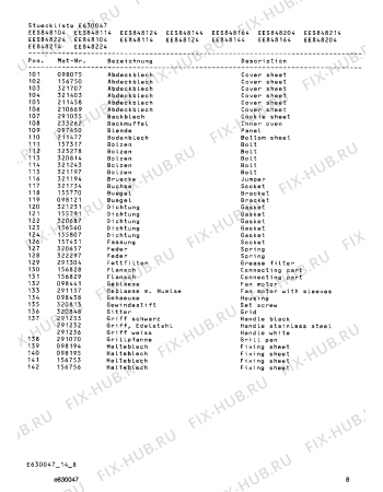 Схема №8 EE843204 с изображением Переключатель для плиты (духовки) Bosch 00157428