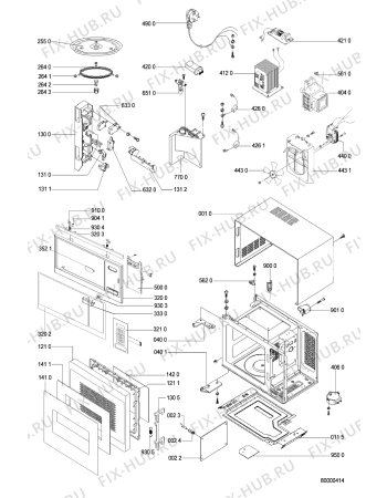 Схема №1 EMWD 5818/IN с изображением Микропереключатель для микроволновки Whirlpool 481227018035