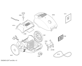 Схема №3 VS5E2312 SUPER XS dino e 2300 W с изображением Крышка для пылесоса Siemens 00664731