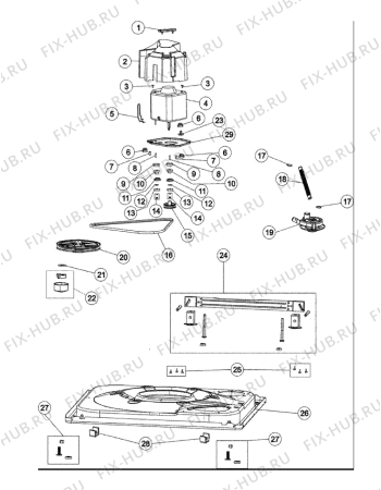 Схема №3 AAV8000AGW (F092060) с изображением Микропереключатель для посудомойки Indesit C00374220