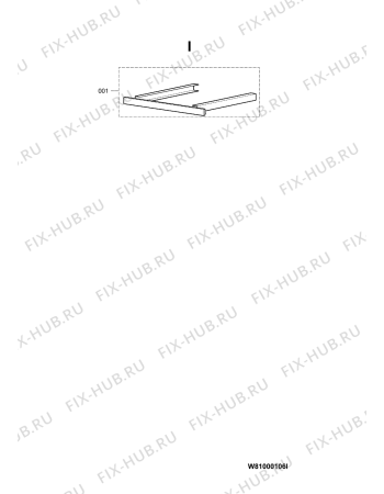 Схема №7 STH 7605 с изображением Заглушка для духового шкафа Whirlpool 480121102977