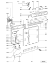 Схема №2 GSIE 6484 WS с изображением Обшивка для электропосудомоечной машины Whirlpool 481245371462