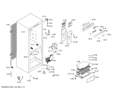 Схема №3 KGN34X61GB с изображением Дверь для холодильной камеры Bosch 00245740