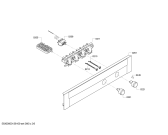 Схема №5 B15M22N2 с изображением Панель управления для духового шкафа Bosch 00671492
