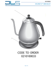 Схема №1 KBOE1220J-GY с изображением Держатель для чайника (термопота) DELONGHI 7321011098