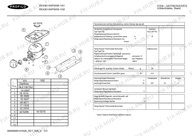 Схема №2 BD4361ANFM с изображением Цокольная панель для холодильника Bosch 00441329