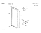 Схема №5 KG66U55 с изображением Крышка для холодильника Bosch 00172878