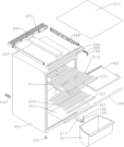 Схема №1 KS120A (173039, HTS1356) с изображением Элемент корпуса для холодильной камеры Gorenje 173414