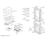 Схема №3 KGN49SM22R с изображением Панель для холодильника Bosch 00748500