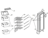 Схема №1 KF4131AW (419331, ZOS19261) с изображением Ящичек для холодильника Gorenje 435086