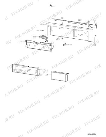 Взрыв-схема стиральной машины Bauknecht TRW 6060 li - Схема узла