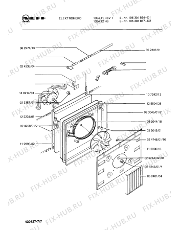 Схема №3 195304857 1394.12HS с изображением Ручка двери для электропечи Bosch 00113756