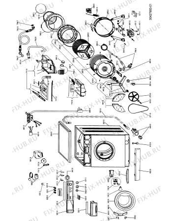 Схема №1 AWG 332/4 с изображением Термостат для стиральной машины Whirlpool 481228208616