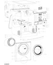 Схема №1 WA Eco Star 74 PS с изображением Обшивка для стиральной машины Whirlpool 481010793105