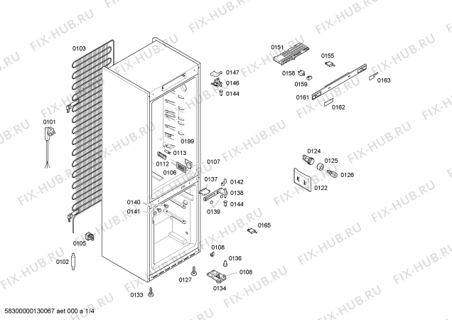 Схема №2 KGN74E90 с изображением Дверь для холодильной камеры Bosch 00246621