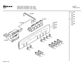 Схема №2 E1631S0 MEGA 1631 с изображением Панель управления для плиты (духовки) Bosch 00355897