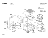 Схема №1 TC842216 с изображением Стеклянная колба для электрокофеварки Siemens 00450852