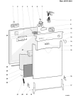 Схема №1 D63FR (F023458) с изображением Панель управления для посудомоечной машины Indesit C00090759