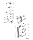 Схема №2 DPA 45 NF с изображением Дверь для холодильника Whirlpool 481241619874