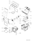 Схема №1 AKP 256/NA с изображением Дверца для духового шкафа Whirlpool 481245249782