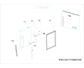 Схема №4 WTM 557 R SS с изображением Втулка двери для холодильной камеры Whirlpool 482000094280