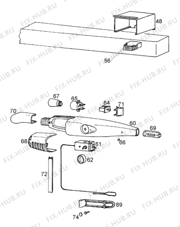 Взрыв-схема холодильника Curtiss 2702K - Схема узла Electrical equipment 268