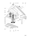 Схема №1 AKR 632 GY с изображением Шарнир для вытяжки Whirlpool 481246638088
