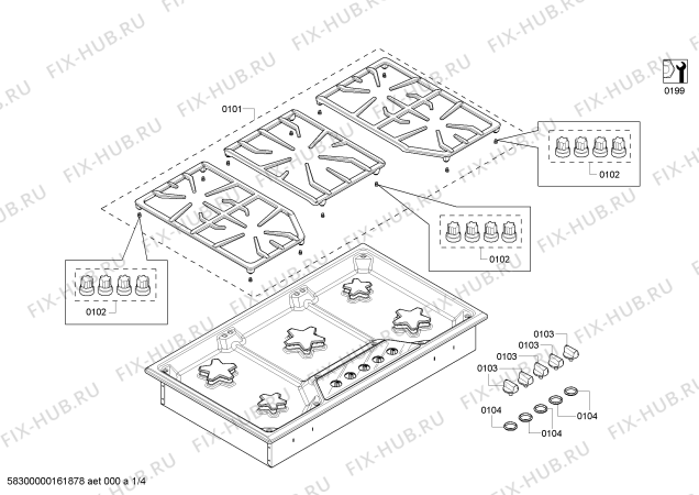 Схема №2 SGSX305FS Thermador с изображением Ручка конфорки для плиты (духовки) Bosch 00635400