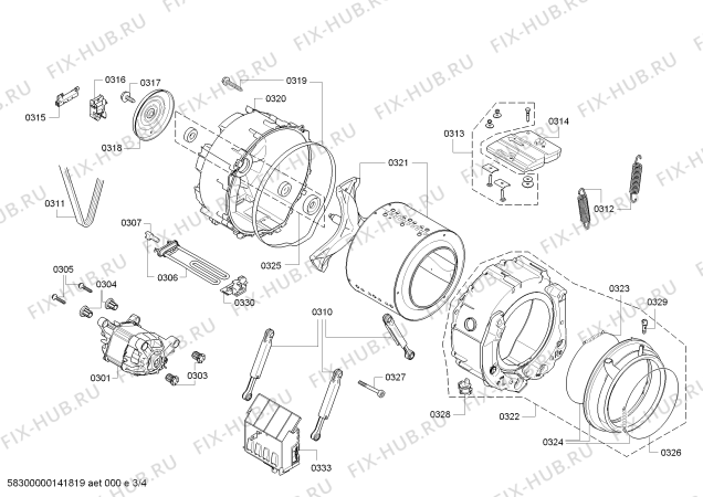 Схема №2 WM16S472DN с изображением Панель управления для стиралки Siemens 00676773