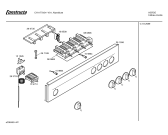 Схема №2 CH11770 с изображением Панель управления для плиты (духовки) Bosch 00361558