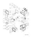 Схема №1 AKP 245 NA с изображением Панель для плиты (духовки) Whirlpool 481245248705