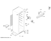 Схема №2 4FC16L50 с изображением Дверь для холодильной камеры Bosch 00245627