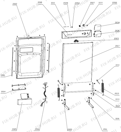 Взрыв-схема посудомоечной машины Gorenje GS62110BW (286648, PMS60S) - Схема узла 02