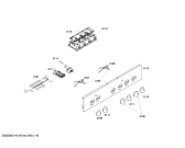 Схема №4 HEN301W0S с изображением Ручка конфорки для плиты (духовки) Bosch 00614971