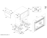 Схема №1 BA268830 с изображением Рамка для электропечи Bosch 00665797