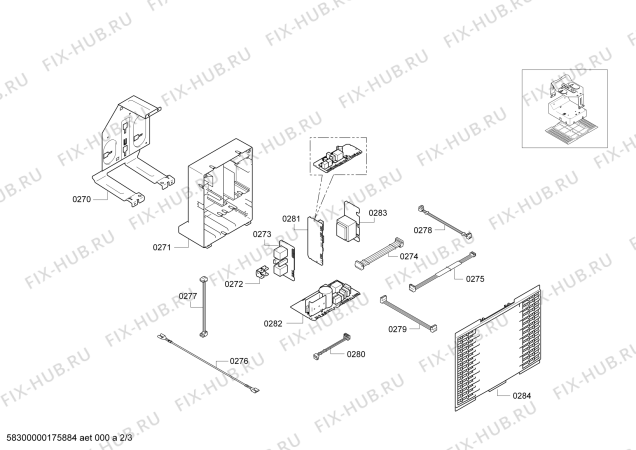 Взрыв-схема вытяжки Bosch DWW098U50 Bosch - Схема узла 02