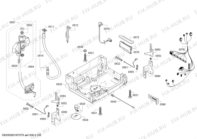 Схема №2 SMI40D15EU SilencePlus с изображением Панель управления для электропосудомоечной машины Bosch 11008322