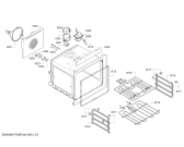 Схема №1 BOP211100 с изображением Фронтальное стекло для духового шкафа Bosch 00770283