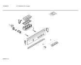 Схема №3 HE1VWA6 с изображением Панель управления для духового шкафа Bosch 00288786